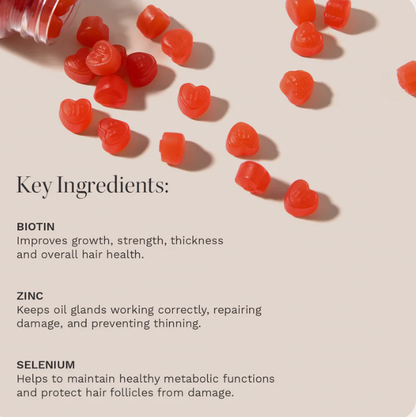 Hair Growth Biotin Gummies